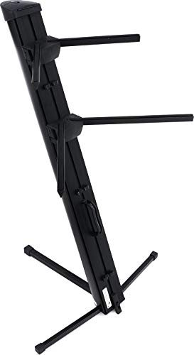 Ultimate Support Apex AX-48 PRO Two-tier Portable Column Keyboard Stand (Black)
