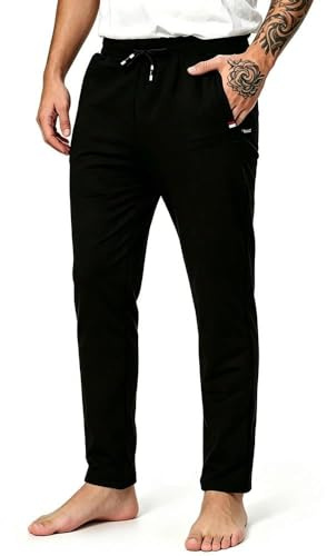 Tansozer Pantalons de Sport Homme Jogging Survetement Coton Sportswear