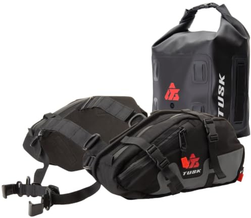 TUSK Traverse Pannier Bags w/X-Small Dry Duffel Tail Bag