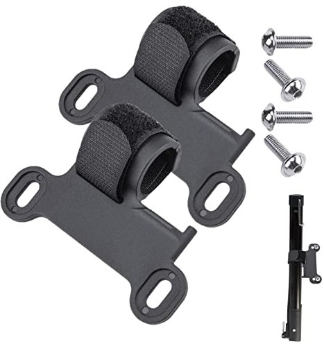 Fahrradpumpenhalter, Rahmenpumpe mit magischem Aufkleber, leicht und stark, schwarz, kompatibler Halterungsclip für Rennräder und Mountainbikes Modgal