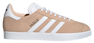 adidas Damen Gazelle Sneaker, Halo Blush/Cloud White/Core Black, 37 1/3 EU