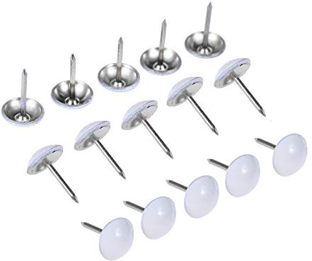 Reißnägel, Reißzwecken, 50 Stück, 1117 mm, weiß, Polsternägel, Schmuck, Holzkiste, Basteln, Tür, Sofa, Möbel, Dekoration, Heftbolzen, Reißzwecke, Türnagelverschluss, übliche und praktische Verschlüsse