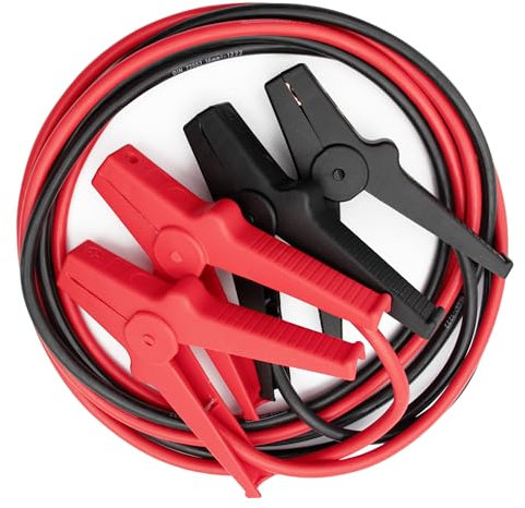 Schumacher Electric - Cavi Avviamento 3m 16mm² - Batterie 6V/12V/24V - Auto, Furgone, Camper - Morsetti Isolati - Certificazione GS/TÜV