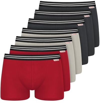 Nur Die herr 7er Pack Boxer Cotton Stretch Baumwolle Enge Boxershorts Männer Unterhosen Boxershorts