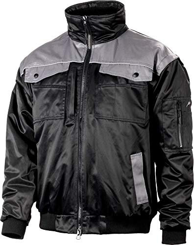 Albatros 272000-202-XL Pilotenjacke Allrounder, Schwarz/Grau, XL