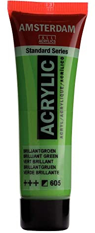 Amsterdam Standard Series Acrylic Paint Tube - Brillantgrün 605-20 ml - Hochwertige lichtechte Pigmente