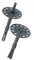 Universal Thermal Insulation Fastener ONE with palstic pin 100mm, 100 PCS