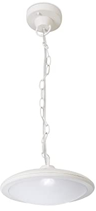 FORLIGHT Forlight Lampe à Suspension Ip44 Pergola Led 7.5W Blanc Chaud - 3000K On-Off Blanc 533Lm