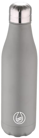 Bergner Botella termo cola 500ml acero inoxidable gris Walking anywhere, 500 ml