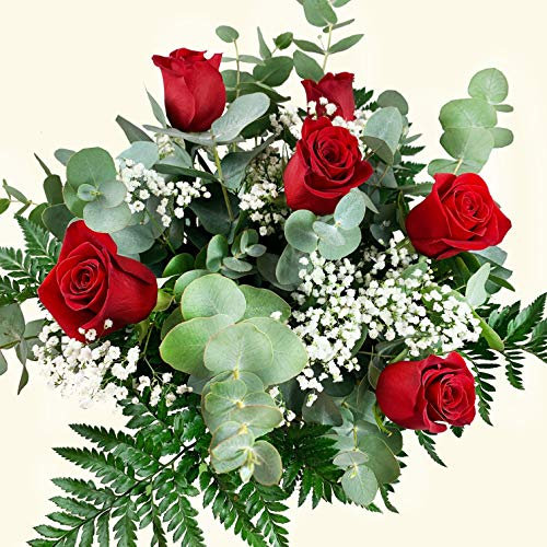 Acurrucalas® - Ramo de Flores Rosas Rojas con Dedicatoria - Ramo de Flores Frescas - Ramo de Flores Naturales - Entrega en 24 Horas de Martes a Sábado (6)