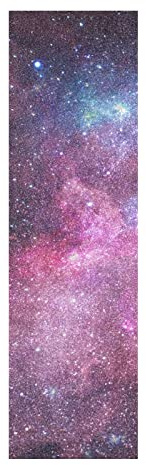 Vnurnrn Rêve Espace Univers Galaxie Planche à Roulette Bande Grip de Skateboard Antidérapante Sans Bulles Papier de Verre 84x23cm Longboards Scooter Autocollants