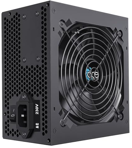 Ace Power 750W PSU, ATX Switching Power Supply, Desktop PC PSU, 120mm Quiet Fan, 8-Pin 12V (4+4), 6+2 Pin PCI-E, 6x SATA