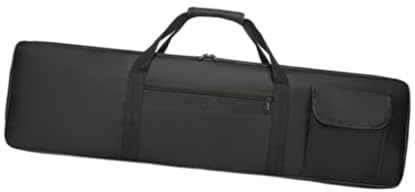 harayaa Electric Piano Case 61 Key Keyboard Bag Thickened Anti Shock Waterproof Shoulder Bag Handbag for Concert Travel Performance, XS