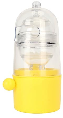 Qudinip Mélangeur Portable Manuel pour œufs Durs, pour œufs Durs sans Effort, Plastique Jaune Clair, 1 Pièce