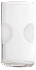 Bormioli Giove, Vetro Satinato Trasparente Set di 6, Vetro, Trasparente, 49,7 cl