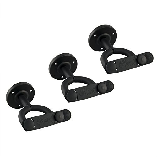 Tiger GST42-3-BK Guitar Wall Hangers