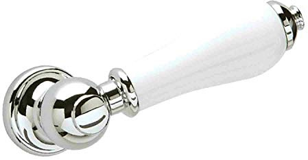 Heritage Chrome Plated & White Porcelain Vintage Cistern Lever CPC00