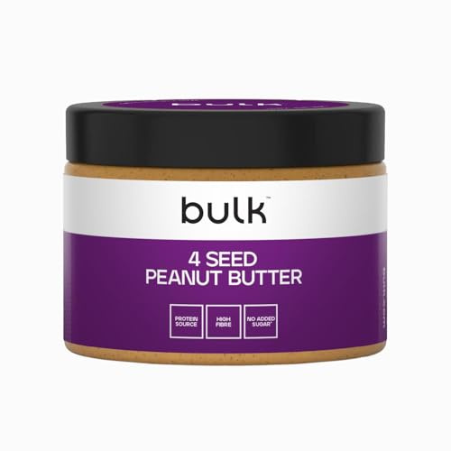 Bulk Natural 4 Seed Peanut Butter, 500 g, Packaging May Vary