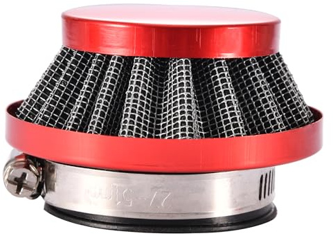 WOOSTAR 42mm 43mm 44mm Filtros Aire Moto Reemplazo para 2 Tiempos 33cc 43cc 47cc 49cc 50cc Mini Pocket Bike ATV 4 Wheeler Quad Go Kart Pit Dirt Bike Rojo