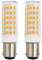 TRIJZHOU 2er Pack B15d LED Lampe Ersetzt 60W Glühbirne Warmweiß 5W Dimmbar Maiskolben 600Lumen 220V 230V 3000K Schlafzimmer Kronleuchter Nähmaschinenlampe Appliance Leuchtmitteln [MEHRWEG]