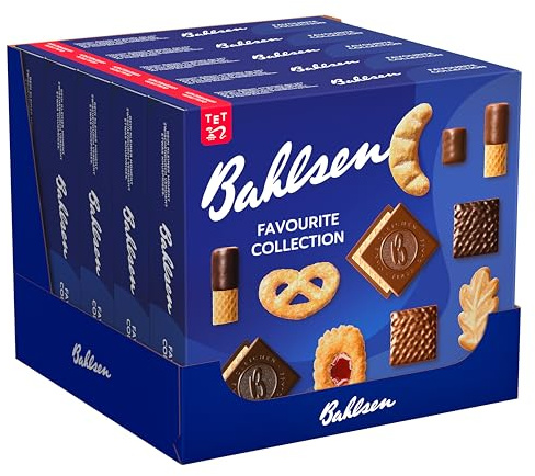 Bahlsen Favourite Collection M - 5er Pack - Gebäck- und Waffelmischung mit Vollmilchschokolade und edelherber Schokolade (5 x 2 x 227 g / 2270 g)