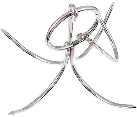 Ganchos Para De 4 Puntas Herramienta De Barbacoa De Acero Inoxidable Ganchos Duraderos Para Almacenar Fáciles De Usar Para Las Necesidades De La Cocina