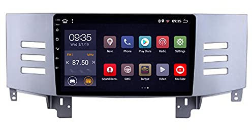 MLXABH Reproductor Multimedia para automóvil Bluetooth WiFi, Sistema Inteligente de navegación por satélite para automóvil para iPhone y teléfono Android, Reproductor de Video Android 9 con Panta