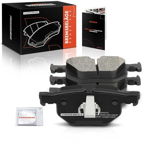Frankberg Brake Kit Disc Pad Rear Axle Compatible with 5 Series E60 520-530 2.0L-3.0L 2003-2010 5 Series Touring E61 520-530 2.0L-3.0L 2004-2010 6 Series E63 630i 3.0L 2004-2010 Replace# 34216763043
