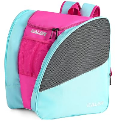 EALER SBH202 Ice Skate Bag Ice Skating Backpack, Roller Skates Ski Boot Bag, Ice & Inline Skate Bag - Large Capacity Waterproof Protective Gear