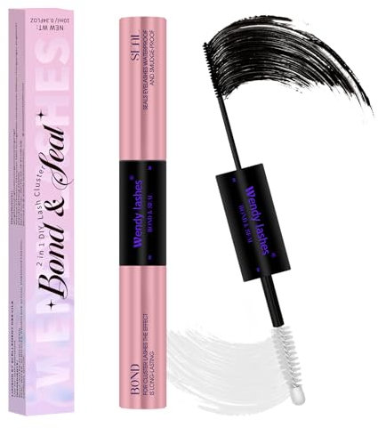 Pegamento Pestañas Postizas Lash Bond y Seal para Pestañas Cluster Lashes Glue Pegamento Profesional para Extensiones de Pestañas Pelo a Pelo DIY Lash Extension