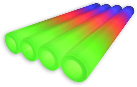 EL FUTBOLIN Palos Luminosos para Fiestas | 100 Piezas | 48cm | Palos LED Multicolor | Palos Luminosos LED | Palos de Luz para Boda | Barras Luminosas para Fiestas y Eventos