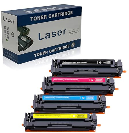 Ineecink Kompatible Tonerkartusche Als Ersatz Für HP 410X CF410X CF411X CF412X CF413X Zur Verwendung Mit HP Color Laser Pro M452DW M452DN MFP M477FNW M477FDN M477FDW M377DW Drucker,4Er-Pack,4p