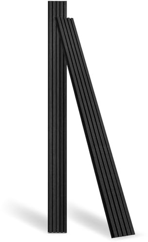 DOLLAR BOSS Wood Panels for Walls, Acoustic Wall Panels 240x20cm 2 Pack