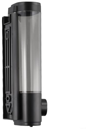 babominimer Dispenser di sapone da parete a tripla testa, dispenser manuale di liquido nero per bagno doccia, bottiglia ricaricabile in ABS per hotel, casa, servizi igienici pubblici e scuole (singolo