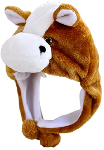 Maodom Gorro de animal, gorro cálido con orejeras, sombrero de invierno, para adolescentes, adultos, niños, niñas, playa, vacaciones, pesca, camping