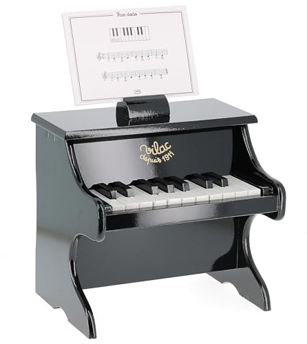 Vilac 8296 - Giocattoli musicali, Pianoforte, colore: Nero