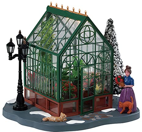 Lemax Christmas Village 84347 Viktorianisches Gewächshaus, batteriebetrieben (4,5 V)