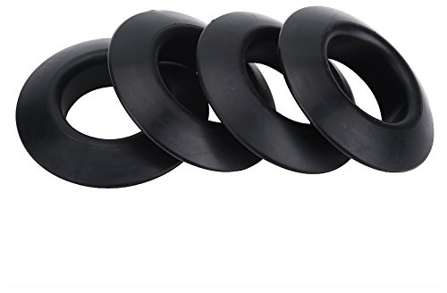 Focket Paddel-Tropfringe, 4 Stück langlebige praktische Gummi-Tropfringe, universelle Paddel-Tropfringe für Kajak-Kanu-Rafting-Paddel