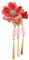 kimono pince à cheveux kimono accessoires de cheveux kanzashi fleur pince à cheveux cravate pour les filles filles chinois décor de cheveux (Style aléatoire)