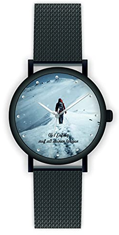 Memories Personligt armbandsur med ditt foto mode Ø 40 mm fotogåva fotogåva för vänner och familj