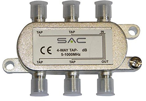 TAP 4-Way 20DB | Aerial/Satellite AMPLIFIERS/Distribution Aerial Satellite Equipment, 1 X Qty - AE5446