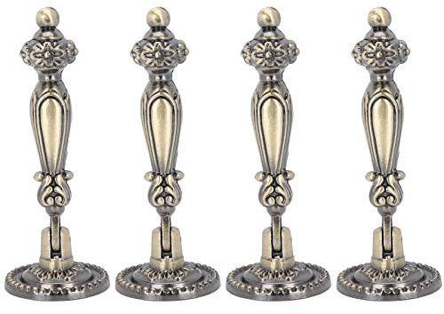 4 Piezas Perillas de Bronce Vintage, Tiradores de Un Solos Orificio,Tiradores Cajones Vintage , Tirador de Lágrima, Pomos de Cobre Antiguo,Muebles, Gabinetes, Aparadores, Accesorios de decoración