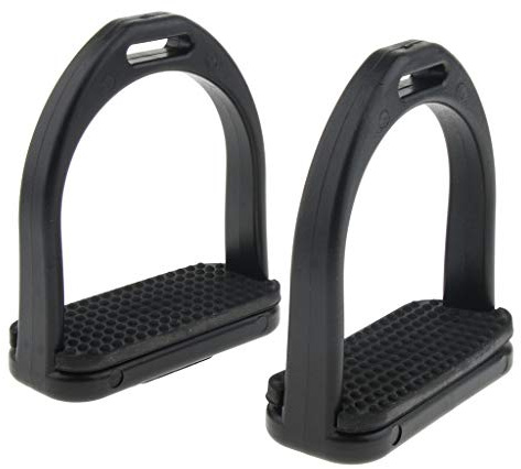 Easnea Horse Riding Stirrups English, Equestrian Safety Stirrups with Non-slip Pad for Men Women Kids Childs Adults