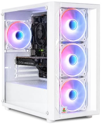BEDROCK Carbon Gaming PC: GTX 1050 Ti 4GB / i7 4770 3GHz / 16GB Memory / 240GB SSD + 1TB HDD / 600mbps Wi-Fi/Vida Lucid White Case/Windows 11
