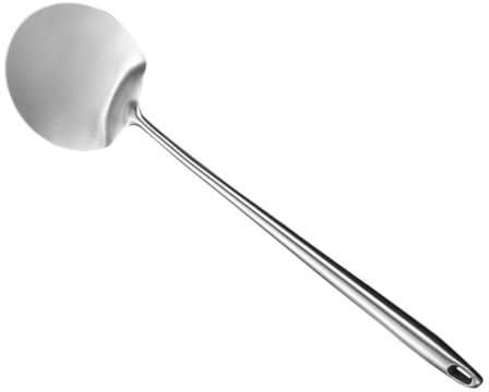 COLLBATH Küchen Spatel Aus Edelstahl Mit Langem Griff Für Kochen Wok-spatel Metallspatel Küchenutensilien Kochwerkzeuge Verbrühungssicherer Kochspatel Spatel Zum Kochen Kochschaufel Küchenh