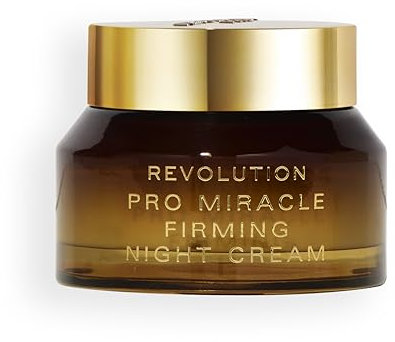 Revolution Pro, Miracle Vegan Collagen Crema Notte, Idratante con Collagene Vegano e Squalano per una Pelle Soda e Levigata, Vegan & Cruelty-Free, 50ml
