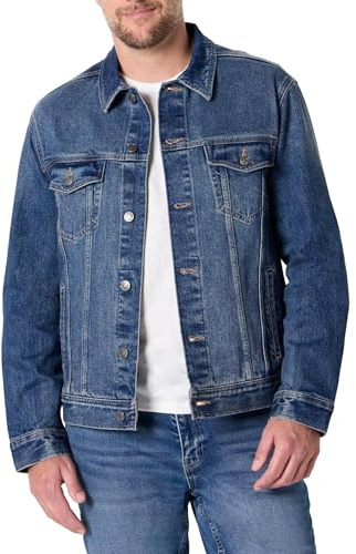 Amazon Essentials mäns låg stretch normal passform jeansjacka