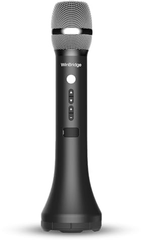 Bluetooth Microphone Wireless Voice Amplifier, Professional Intelligent Noise Cancelling Handheld/Desktop Mic Speaker, 15W Wireless Mic with 3 Sound Effects for Teaching Singing Speaking Karaoke H9
