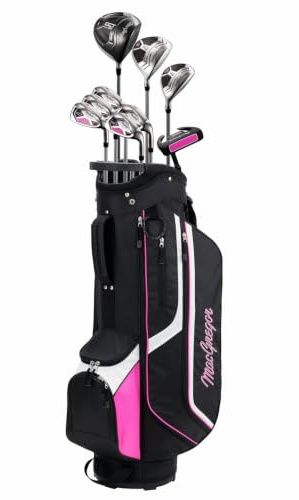 MacGregor Golf DCT4000 Golf Clubs Set with Bag, Ladies Right Hand (9 Clubs / 13 Pieces)