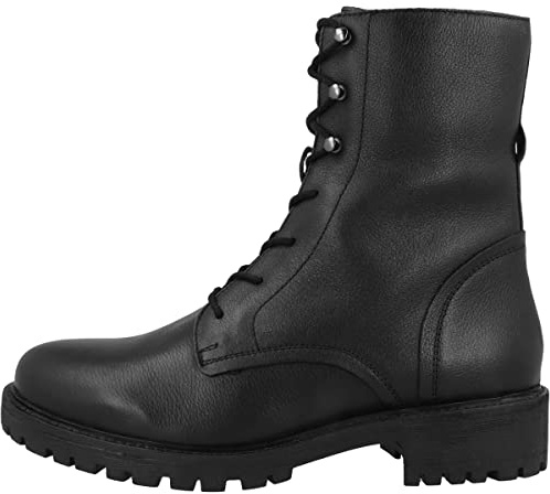Geox D Hoara E, Botines para Mujer, Negro (Black), 38.5 EU